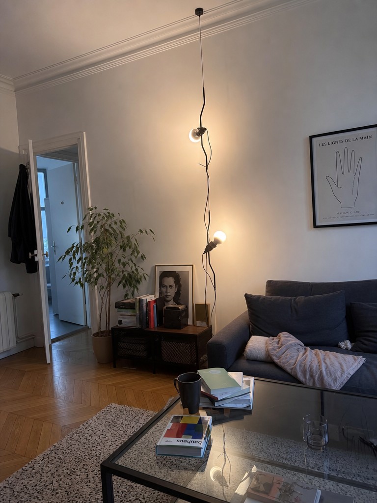 Parentesi lamp met warm lichteffect