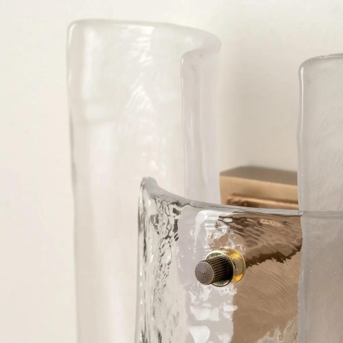 Detail van gestructureerd glas