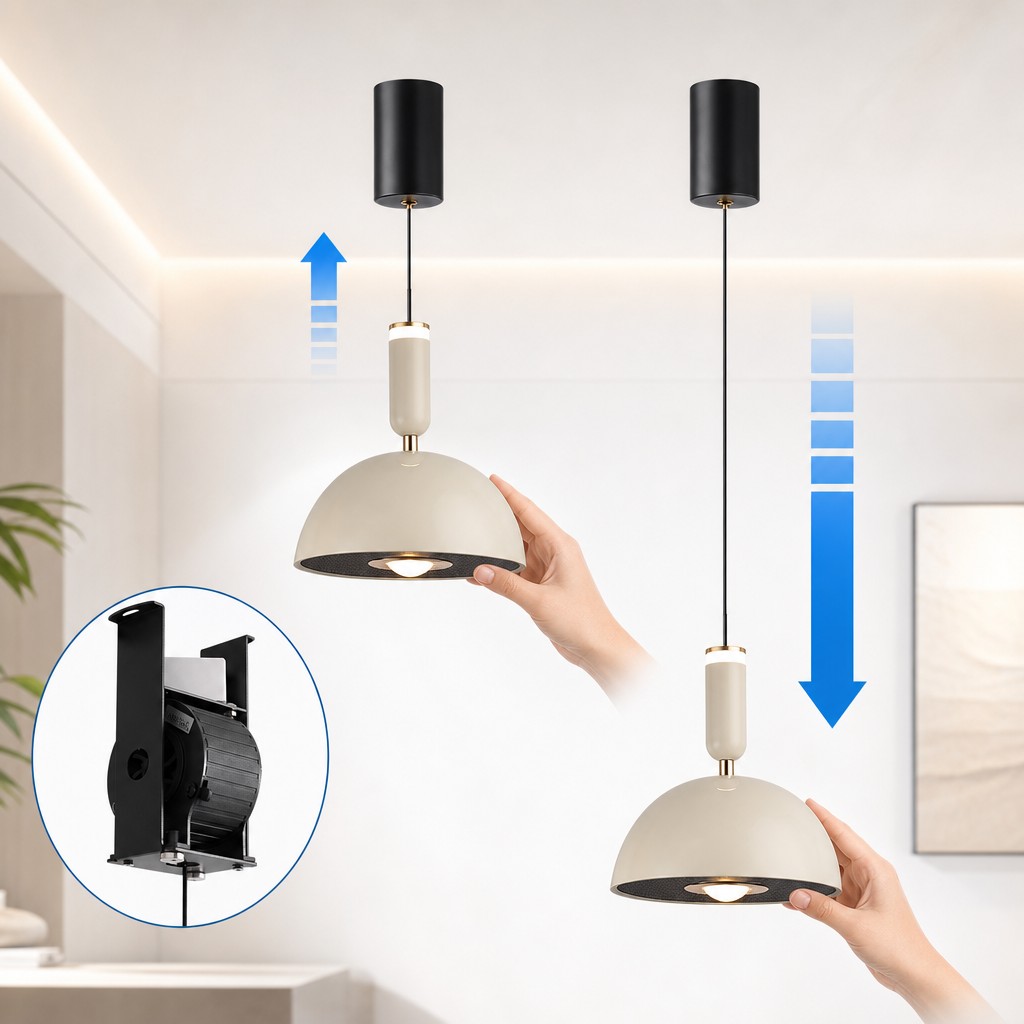 Vrije hefverstelling van de Veridia hanglamp