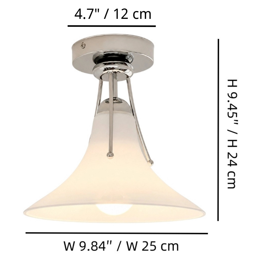Afmetingen van de magnolia plafondlamp