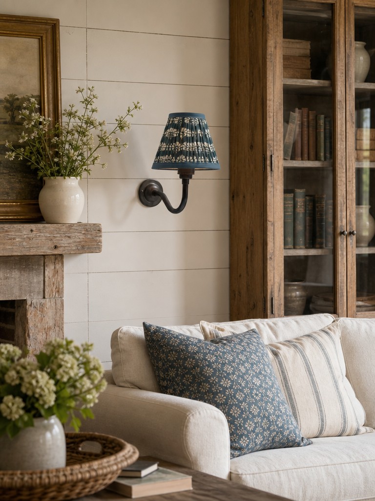 Vintage interieur met Cottaloy lamp