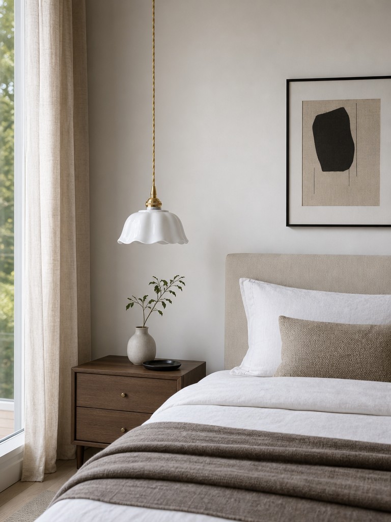 Cienax plafondlamp in een interieur met zachte kleuren
