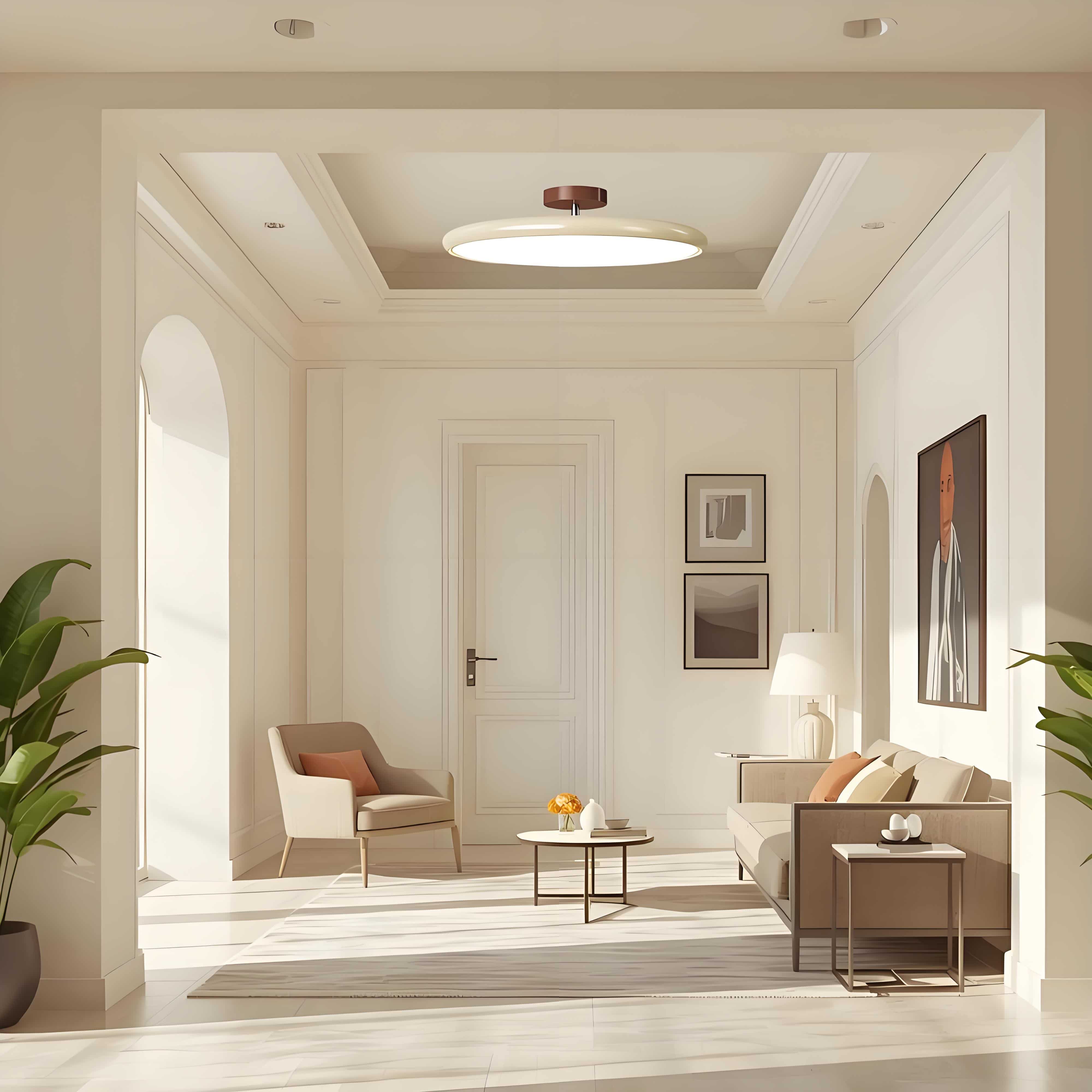 Ideale plaatsing in een lichte woonkamer