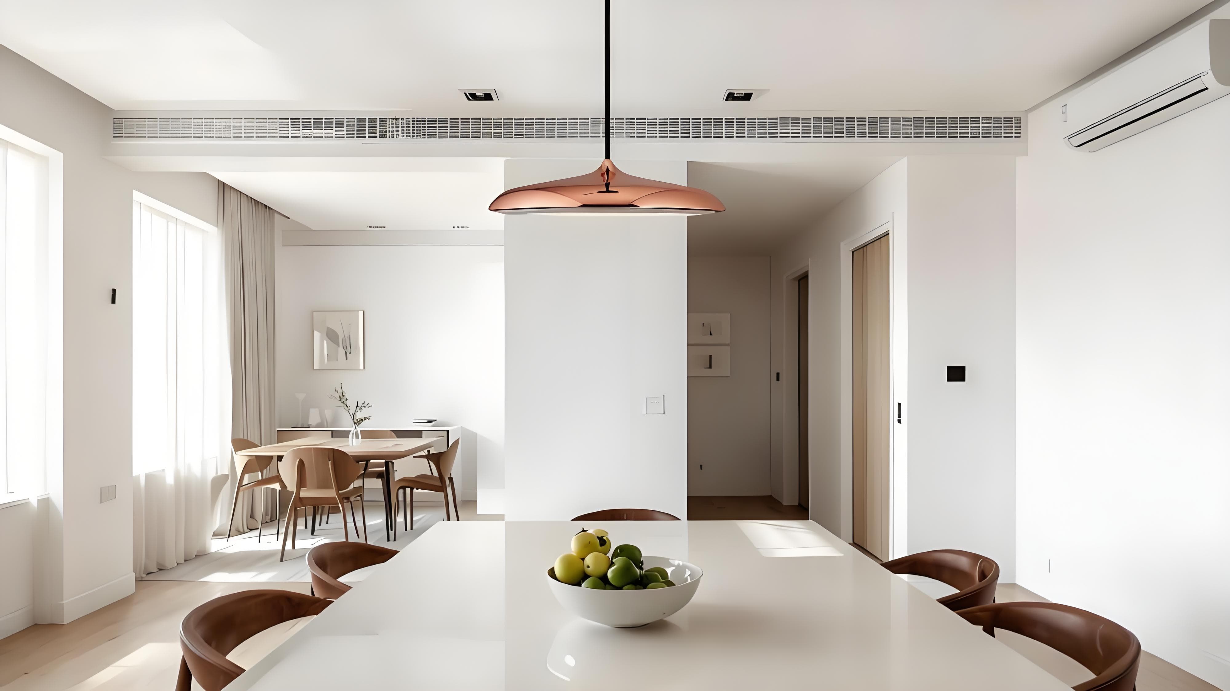 Hanglamp boven kookeiland