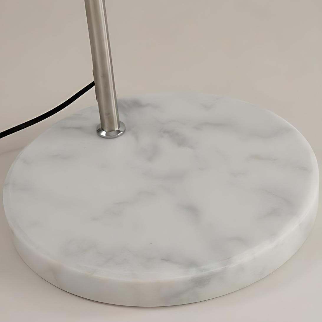 Arc vloerlamp marmeren voet detail