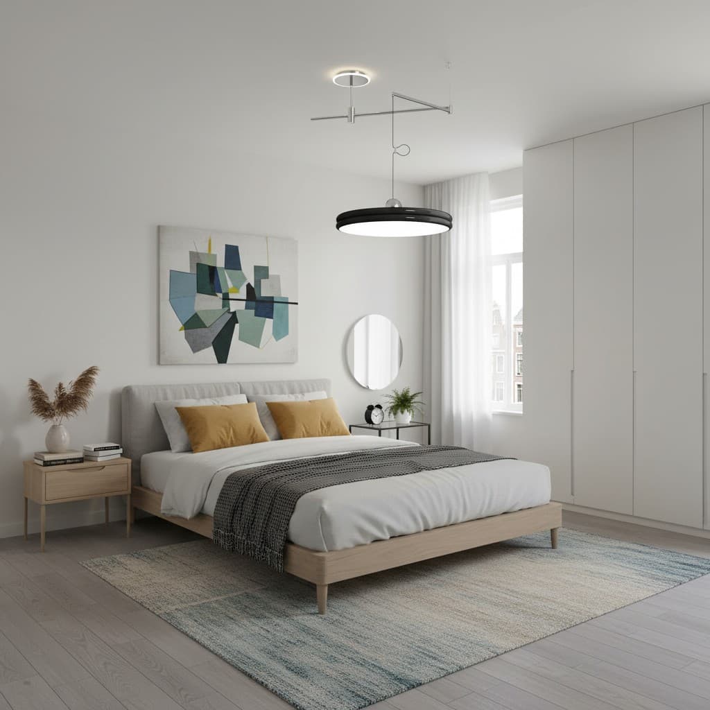 Ideale plaatsing in slaapkamer