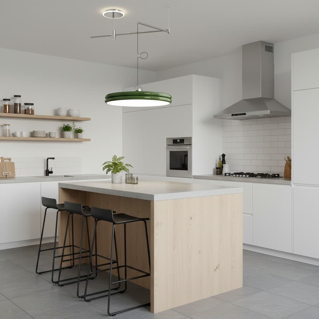 Ideale plaatsing boven kookeiland