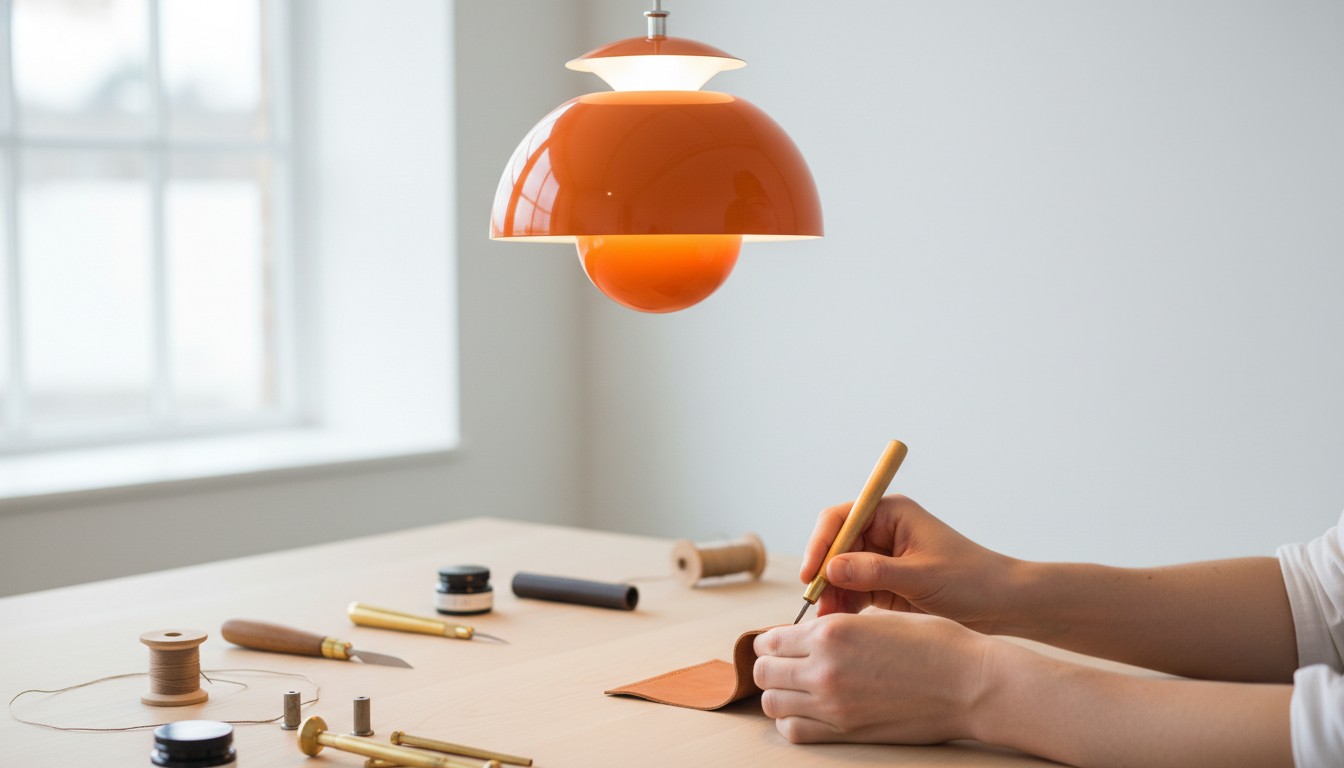 Orin hanglamp tijdens zorgvuldig ontwerp en afwerking