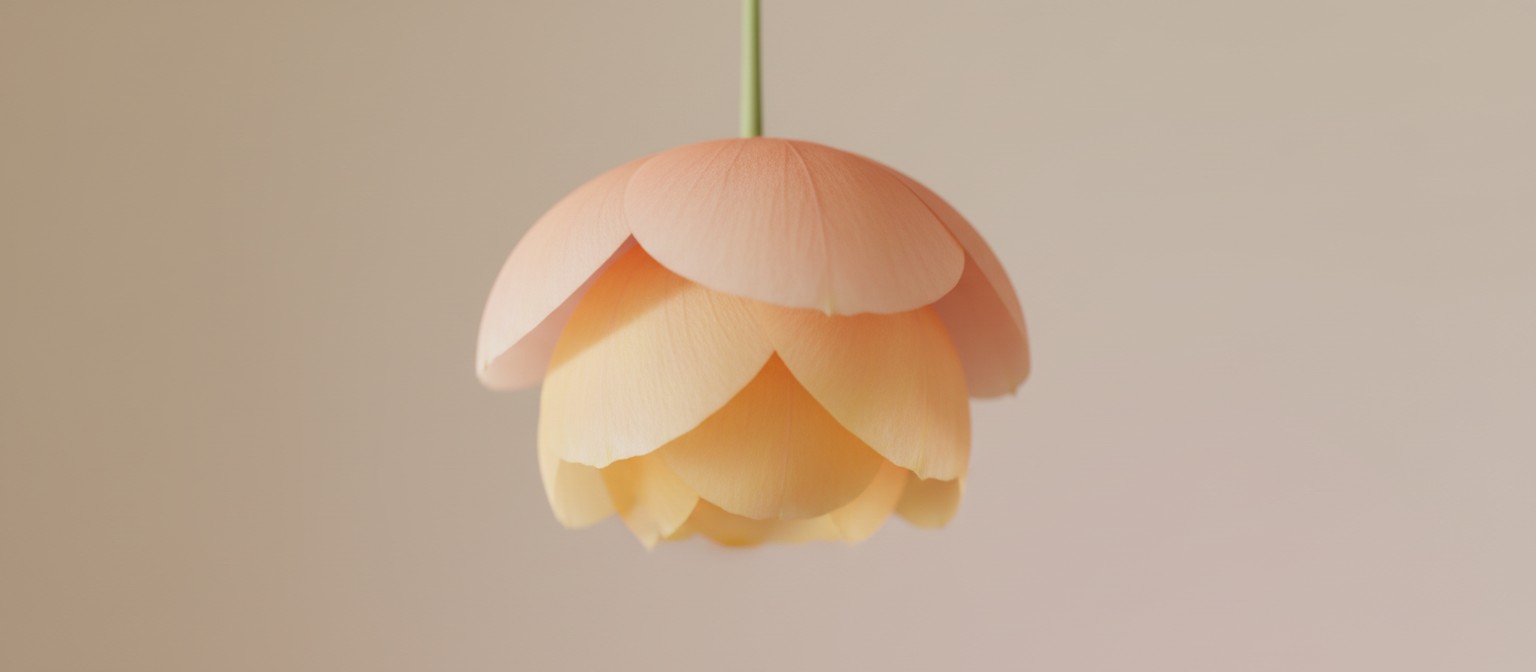 Bloemknop inspiratie voor de Orin hanglamp