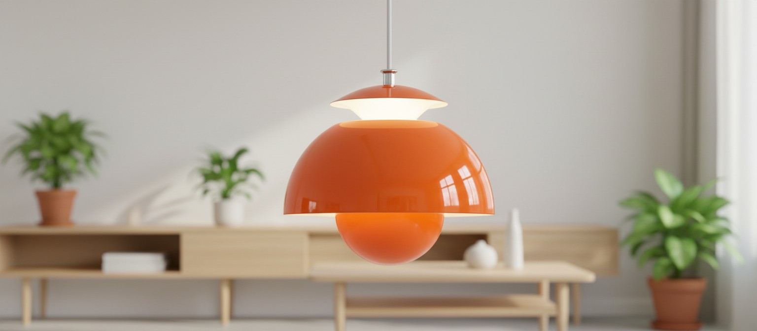 Eindproduct van de Orin hanglamp