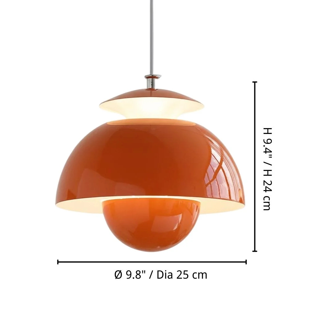 Afmetingen van de Orin hanglamp