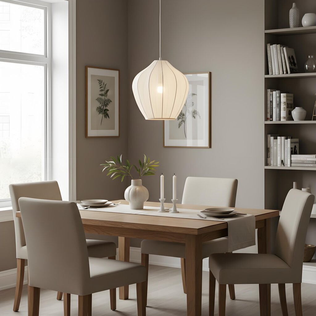 Lumifil hanglamp in een eetkamer