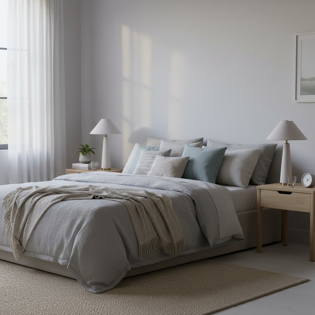 Ceruna tafellamp in een slaapkamer
