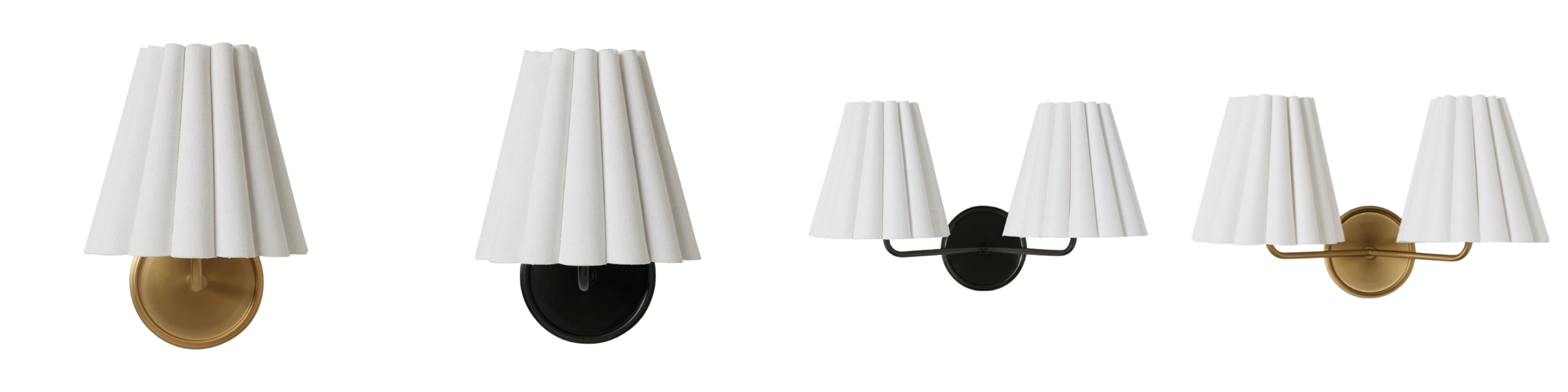 Ruffmeto wandlamp uitvoeringen