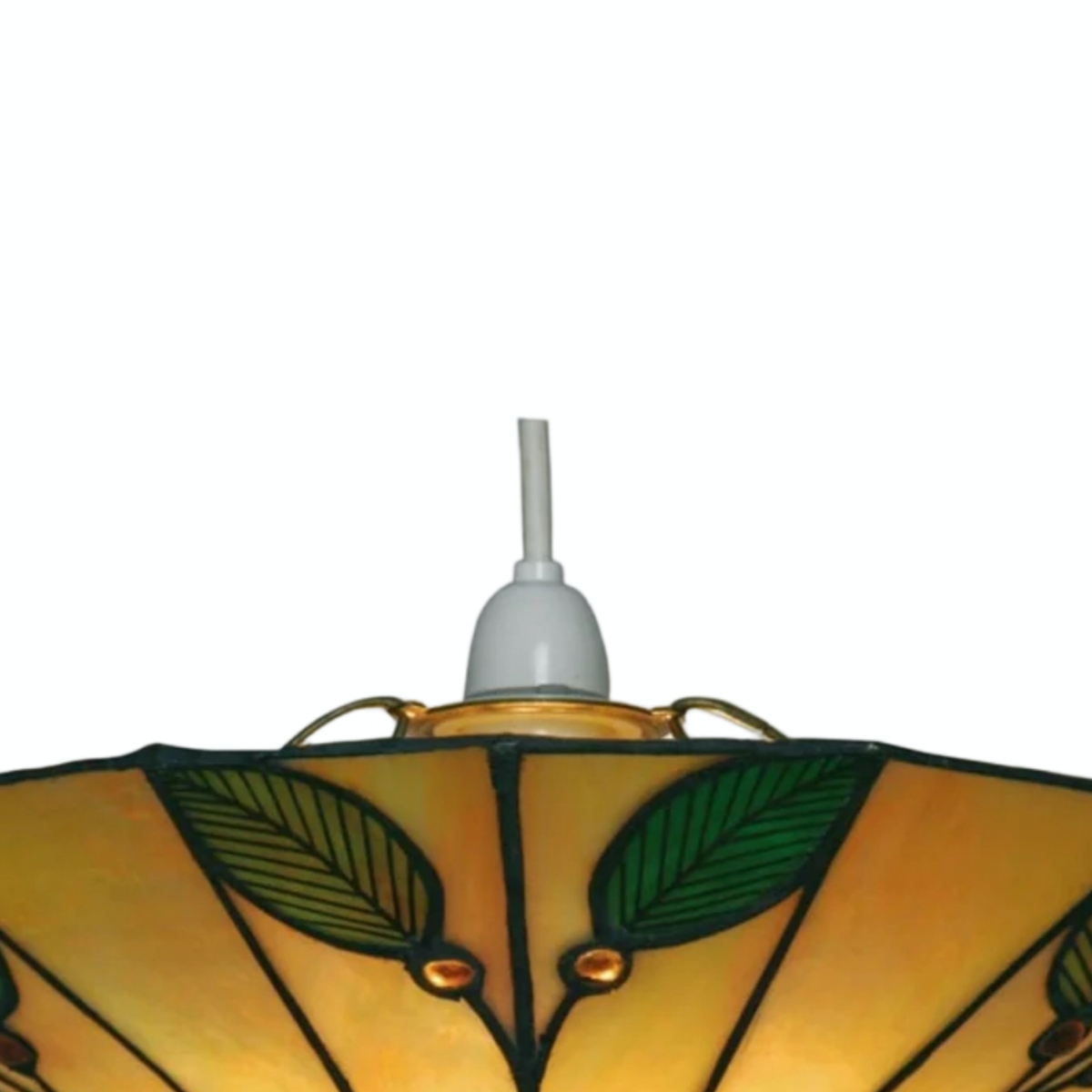 Close-up van de TF Harken Tiffany-stijl kap