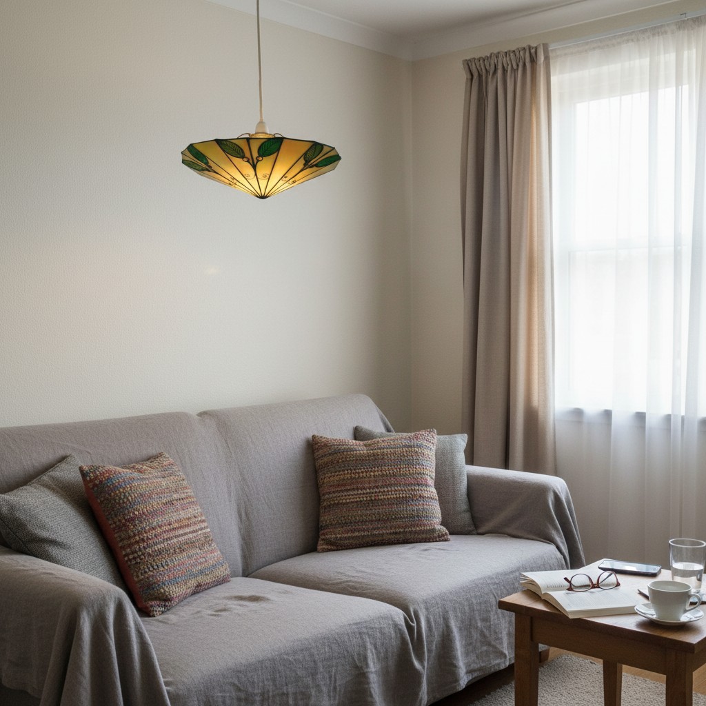 TF Harken lamp bij een bank