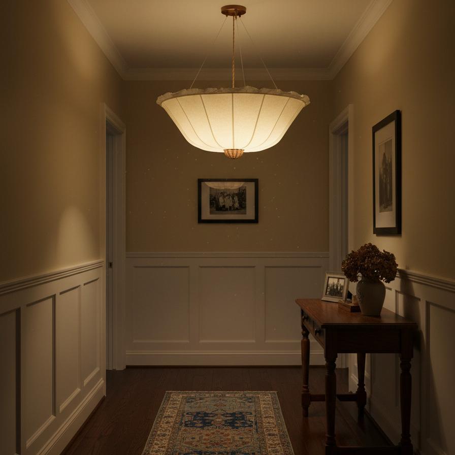 Wickara plafondlamp in hal