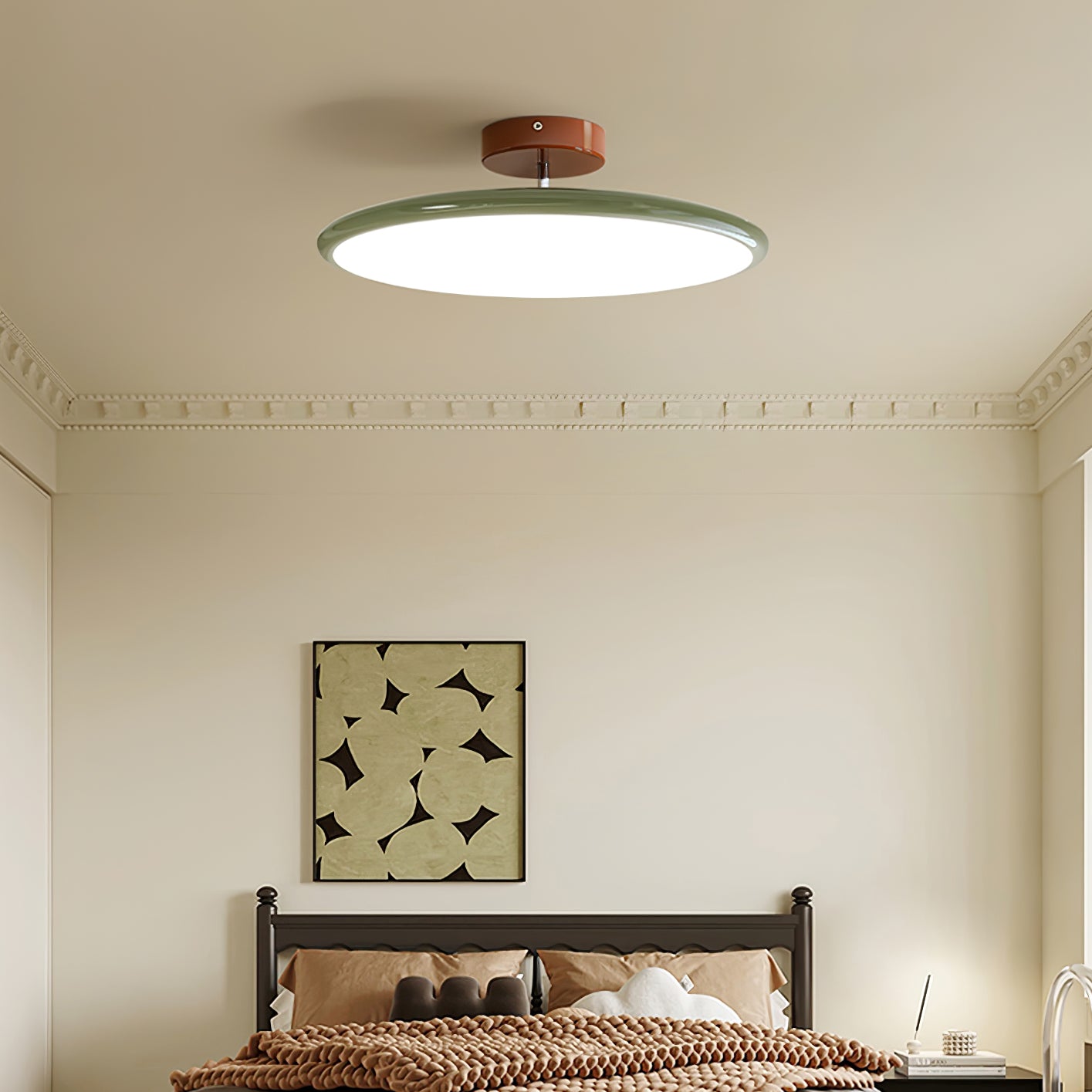 Lola plafondlamp scèneweergave slaapkamer