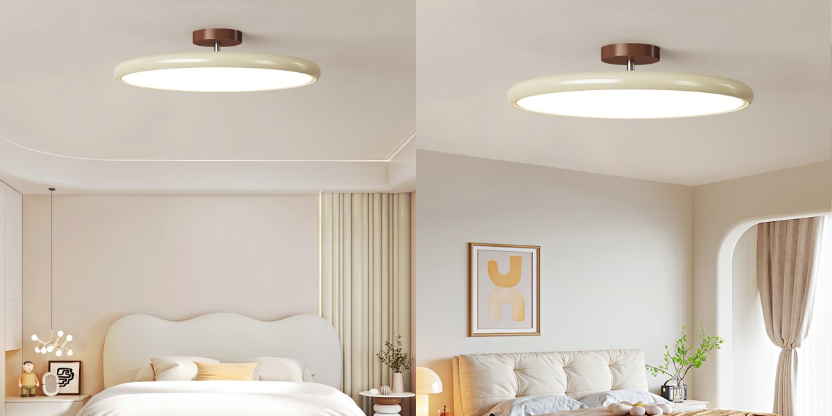 Lola verstelbare plafondlamp in slaapkamer