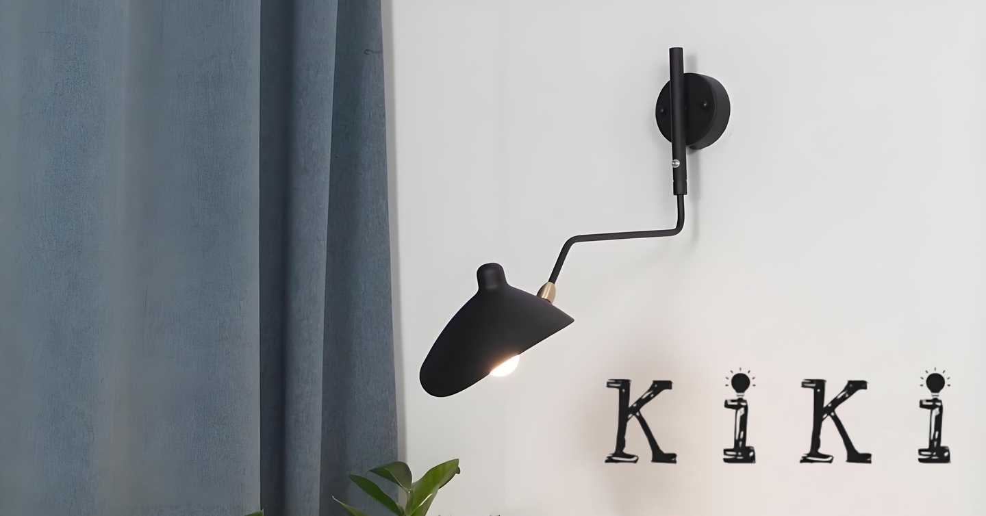 Videoposter van de wandlamp
