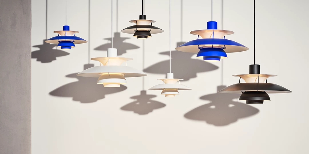 Meerdere kleuren hanglampen