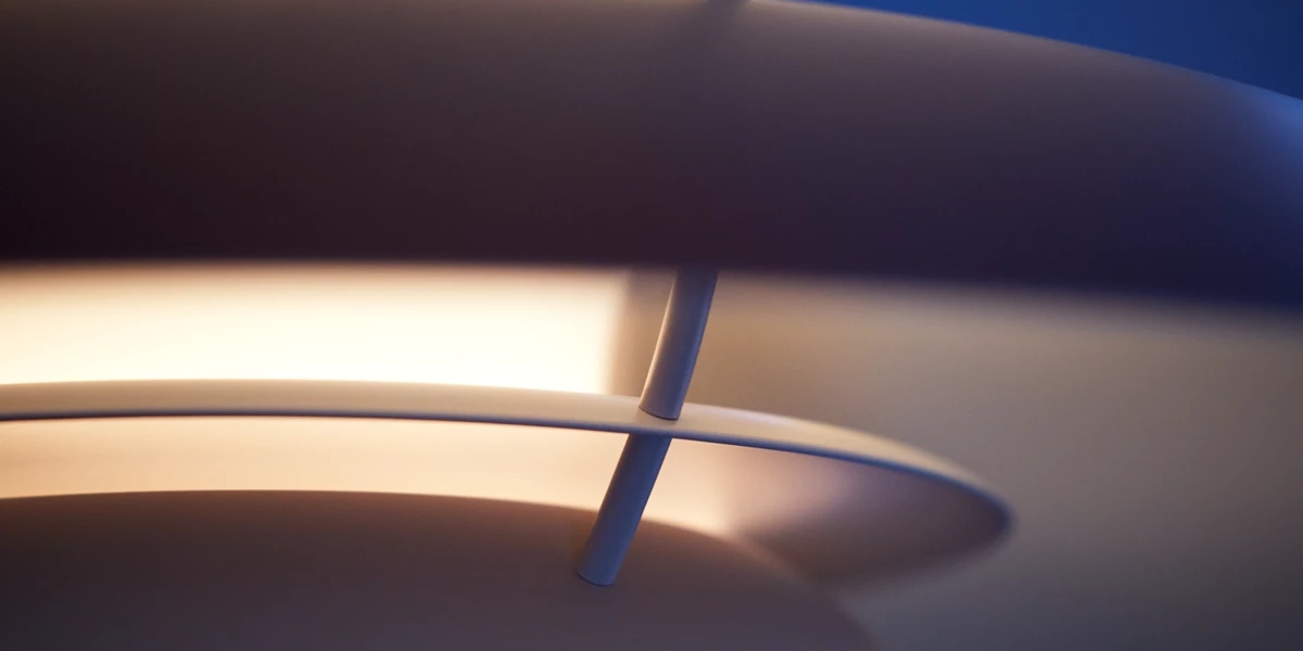 Schitteringsvrij licht detail