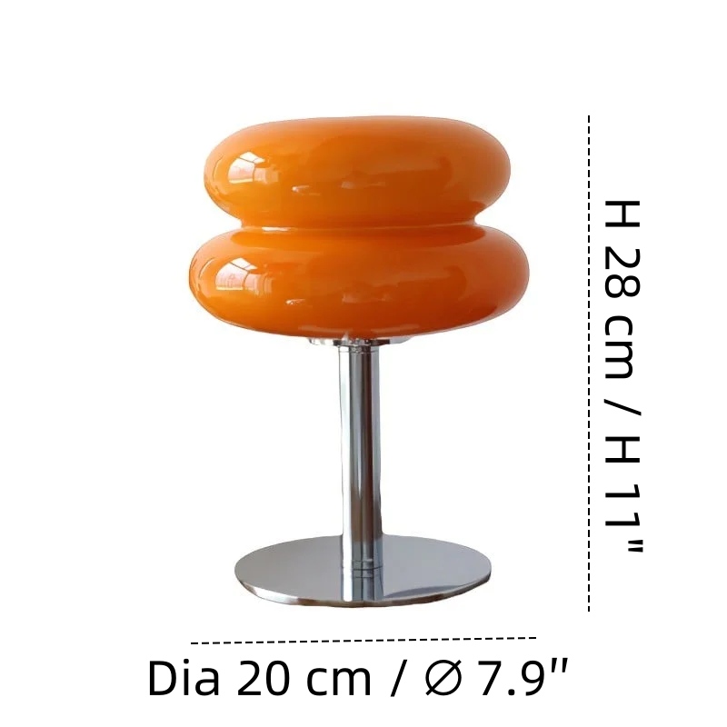 Afmetingen van de Lollipop Ripple tafellamp