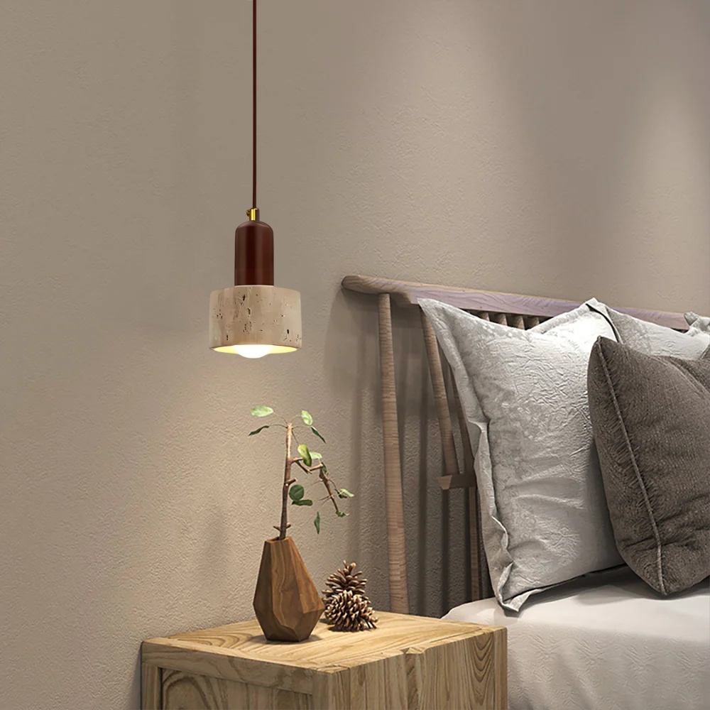 Travertijn hanglamp