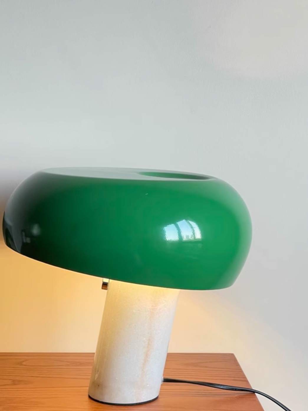 Klantfoto groene lampenkap