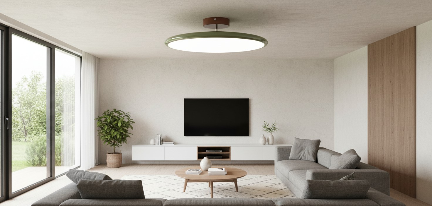 Ronde slanke LED-plafondlamp