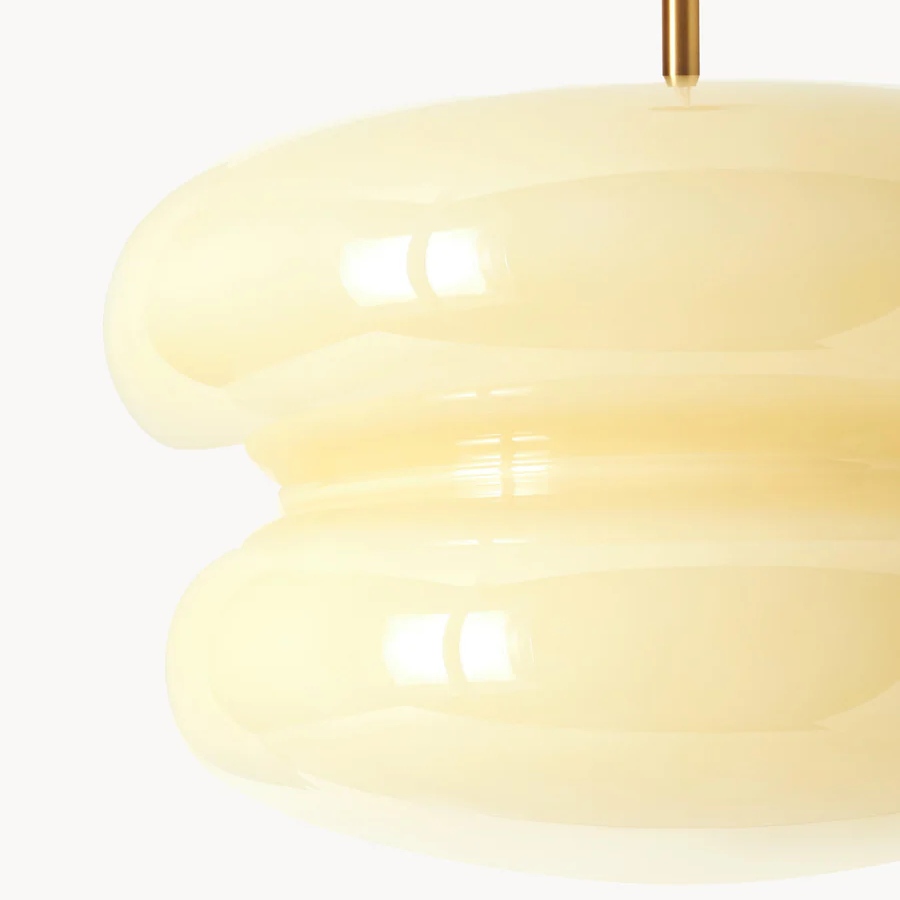 Ontwerpdetail van opaalglas