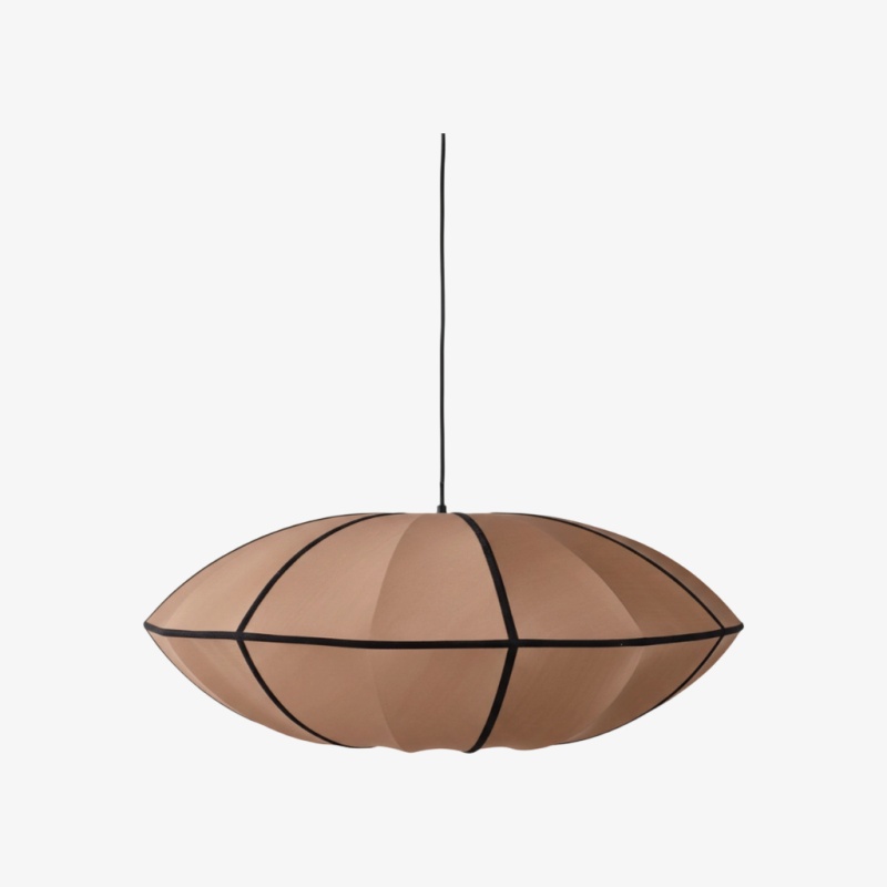 Beschikbare warme nude kleurvariant van de lintstof hanglamp