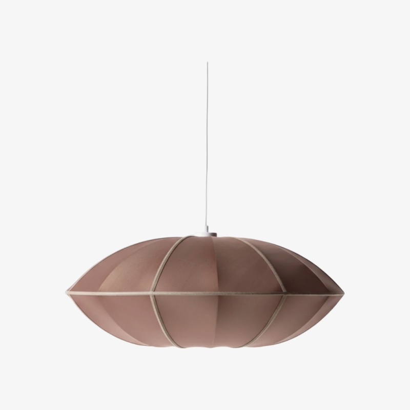 Beschikbare roze bruine kleurvariant van de lintstof hanglamp
