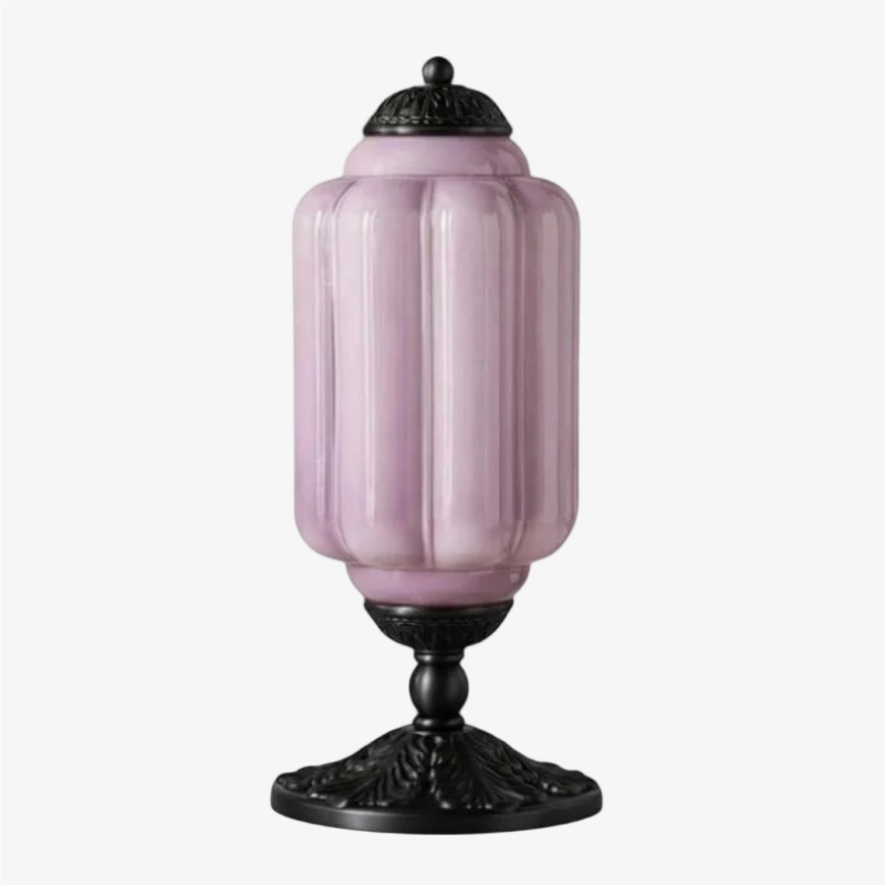 Roze kap met donkere voet