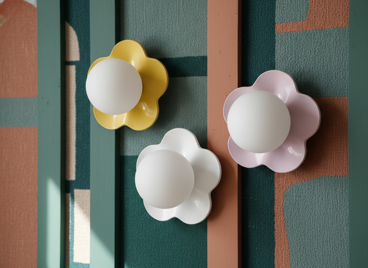 LaFleur wandlampen in drie kleuren