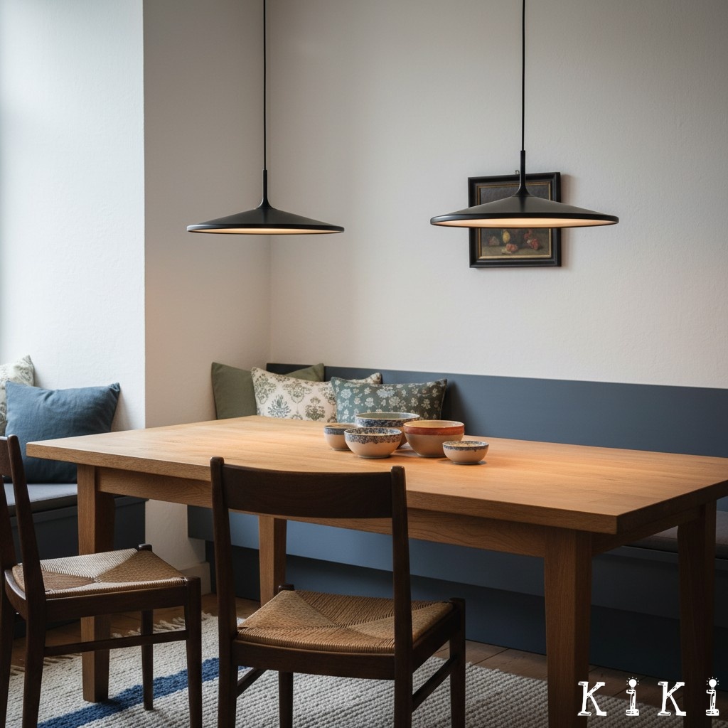 Inspiratiegalerij eetkamer met UFO hanglampen