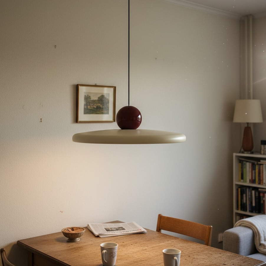 Klantenfoto van crème Morandi hanglamp