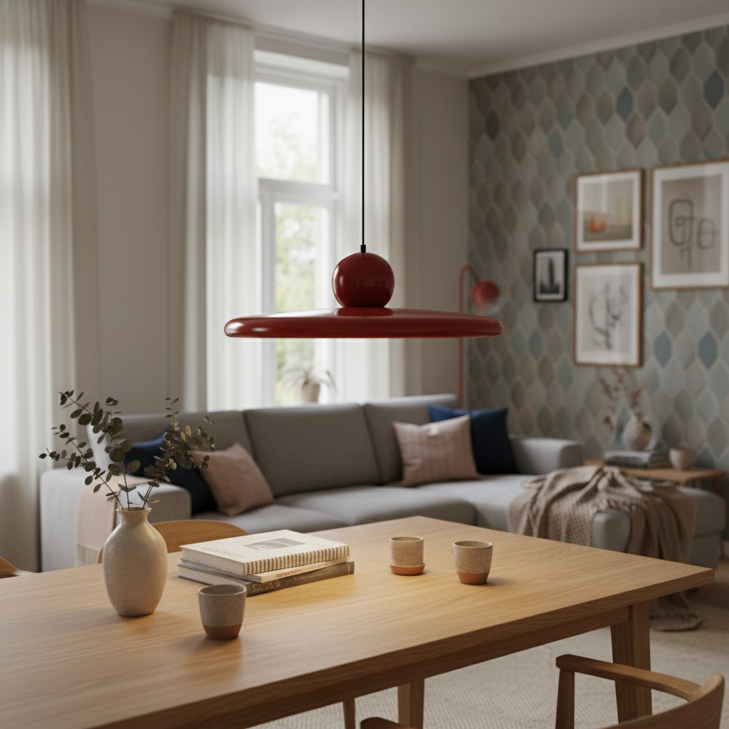 Morandi hanglamp in zithoek