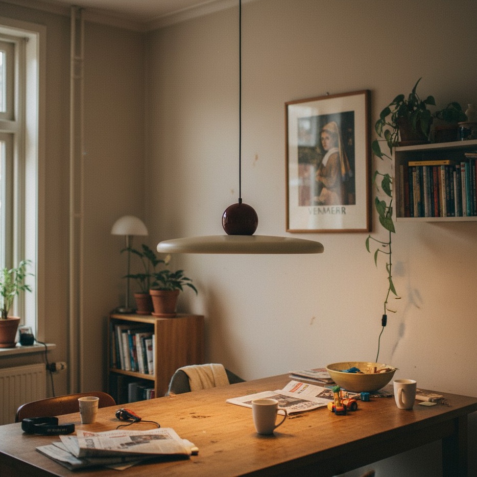 Klantenfoto van Morandi hanglamp boven tafel