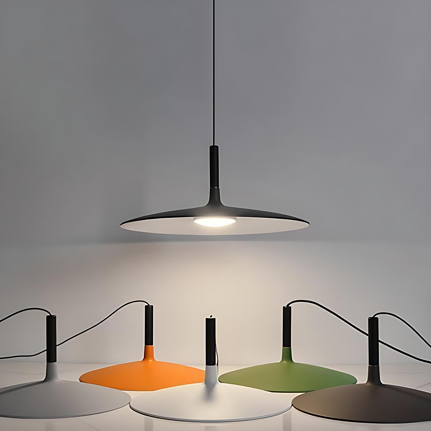 Platte LED-hanglamp