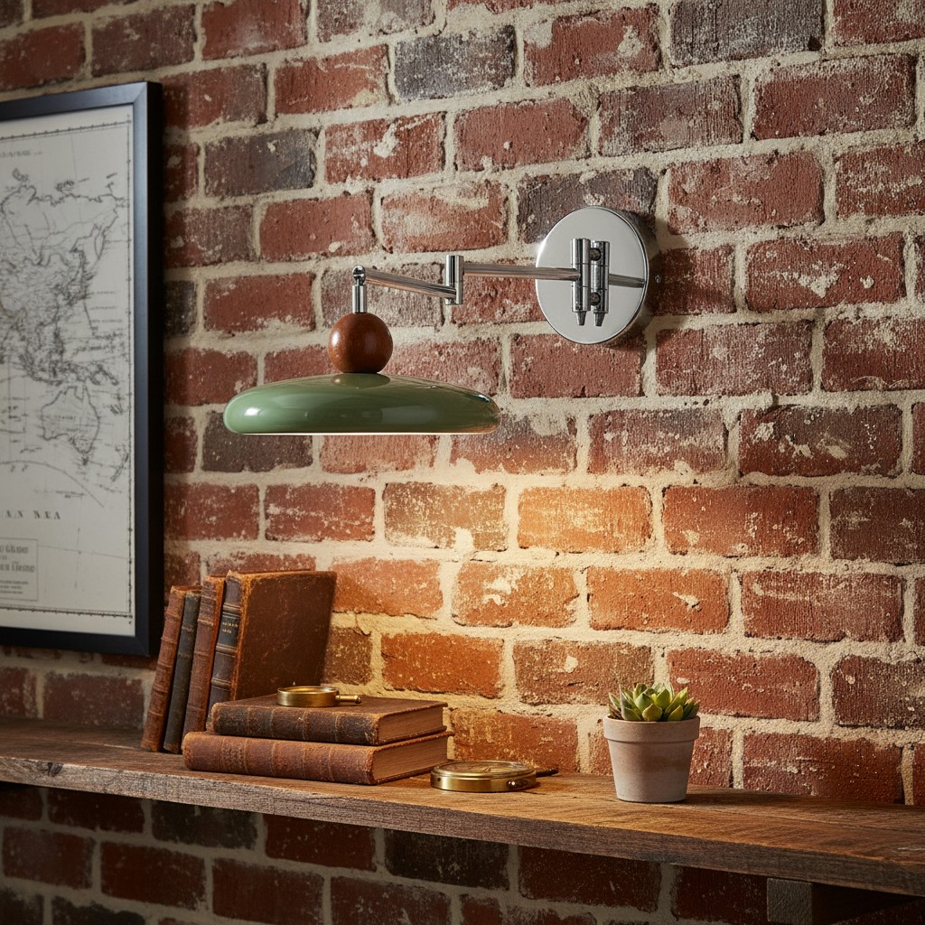 Wandlamp met zwenkarm