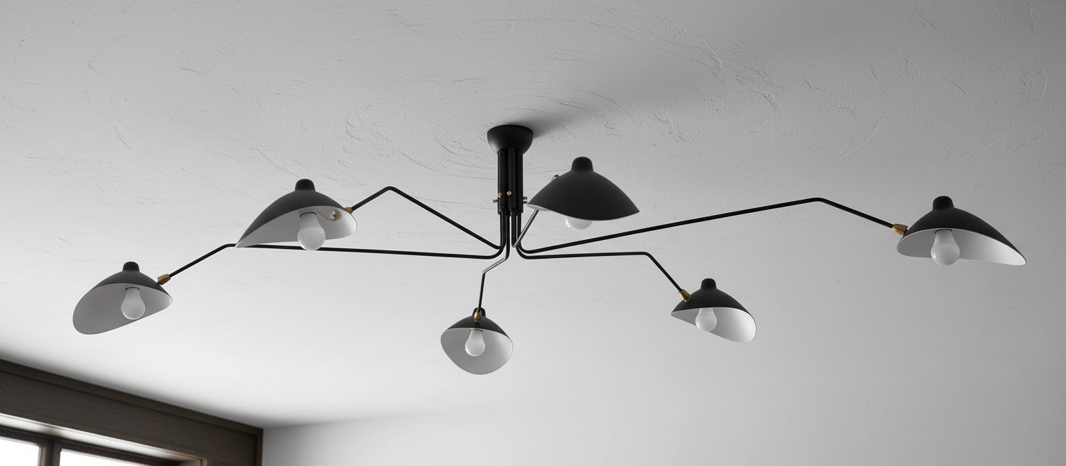 Serge Mouille plafondlamp