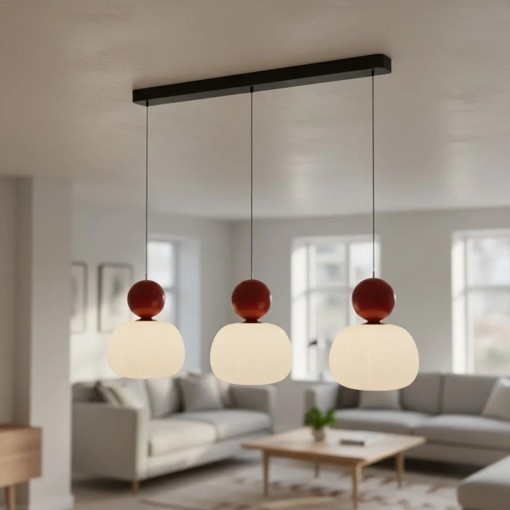 Ornavigo hanglamp met chroom accent