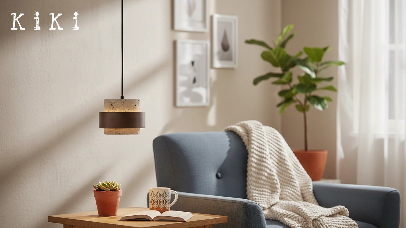 Video poster van de travertin hanglamp