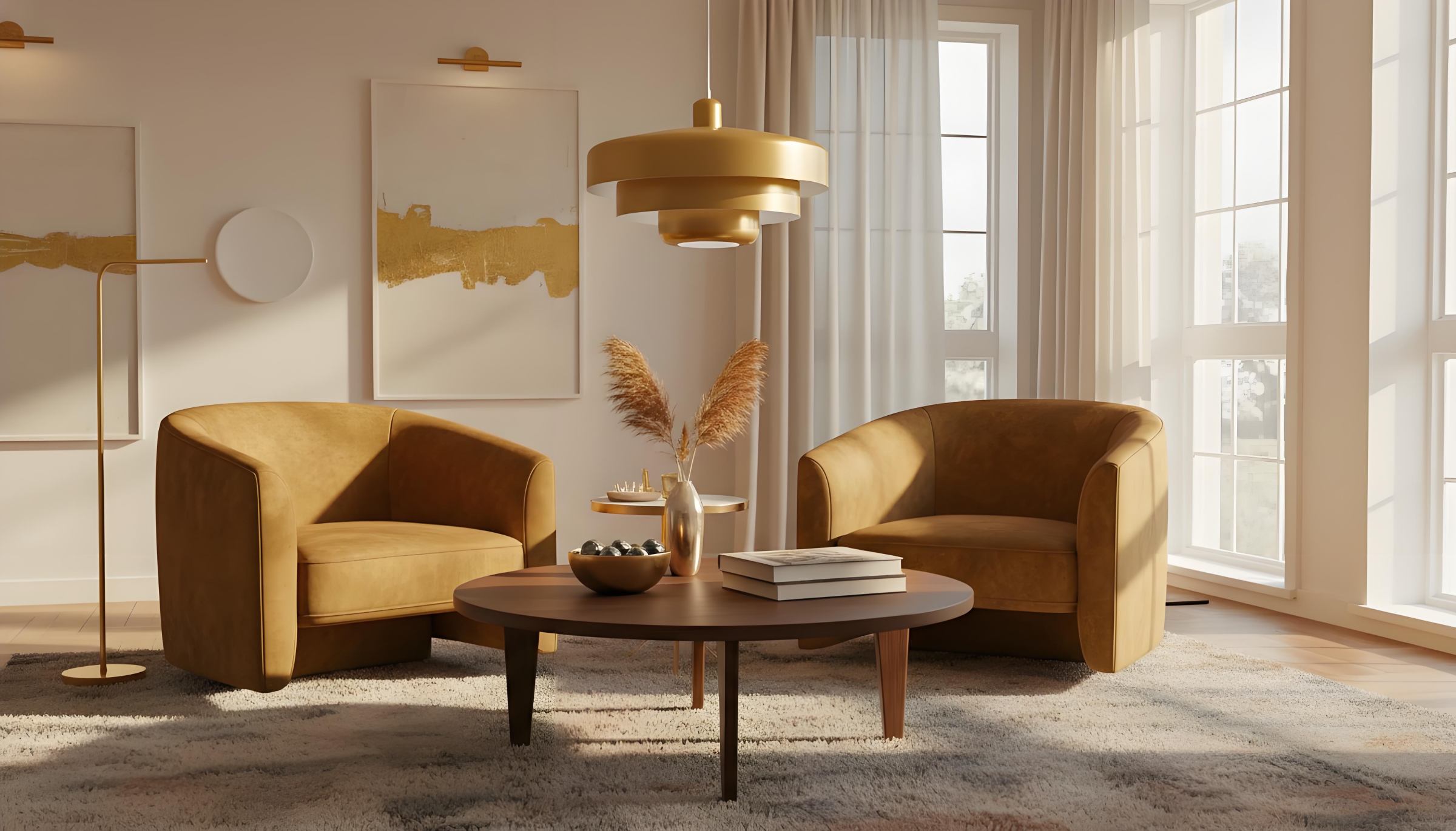 Messing Nordic Macaron hanglamp