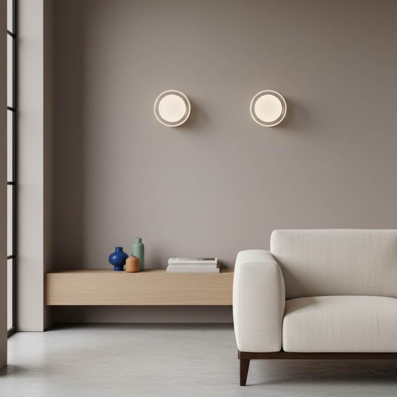 LumiCurve wandlamp in interieur voor technische details