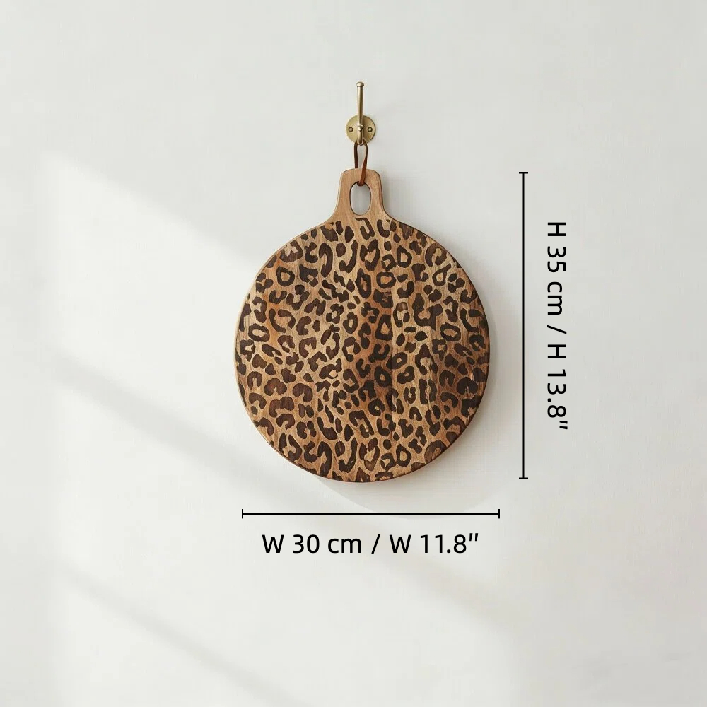 Rond klein model met maat W 30 cm × H 35 cm