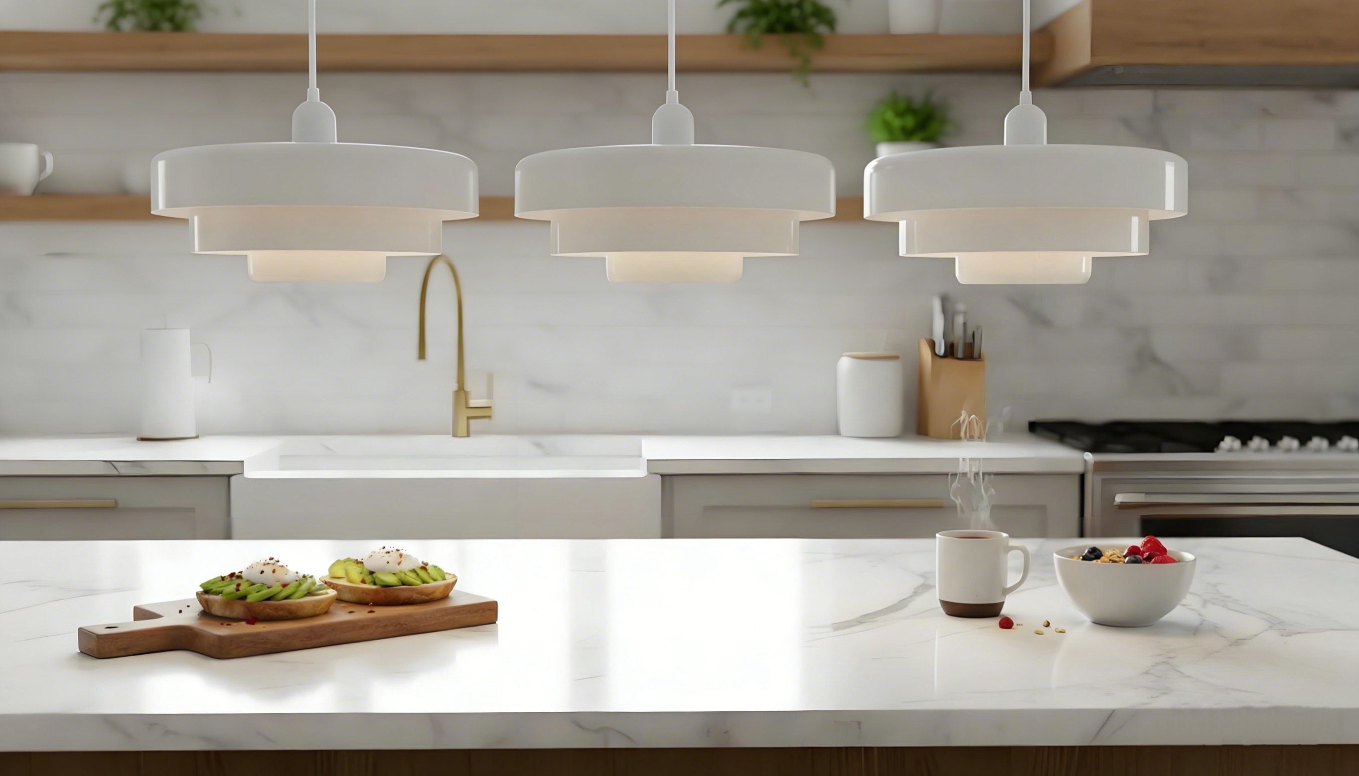 Kleurrijke Nordic Macaron hanglampen in interieur