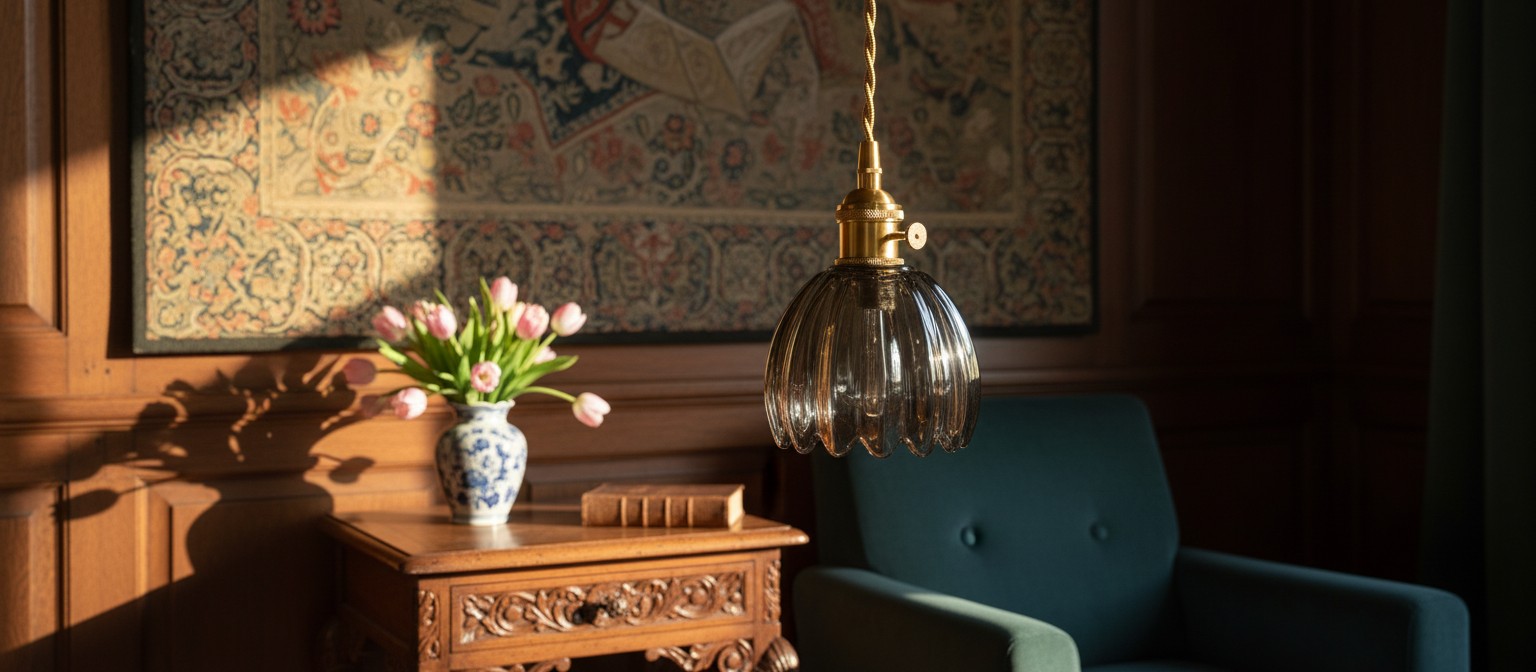 Blossix hanglampen boven een tafel