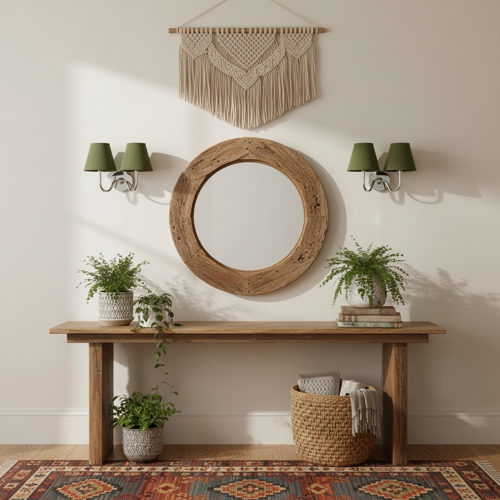 Luvora wandlampen boven console